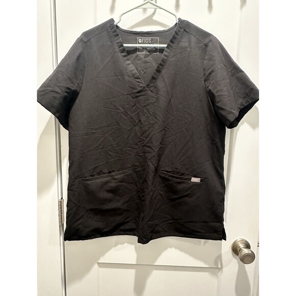 Figs technical collection scrub top XL 2 Side Pocket V Neck Short Sleeve - Picture 1 of 3